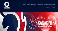 Desktop Screenshot of canacintraem.org.mx