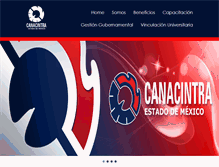 Tablet Screenshot of canacintraem.org.mx